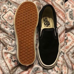 Black Slip-on Vans